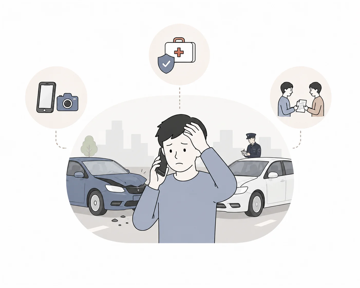車禍發生後該先做什麼？容易被忽略的幾個重點